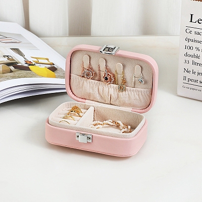 PU Leather Jewelry Packaging Box for Necklaces Earrings Storage PW-WG25120-02-1