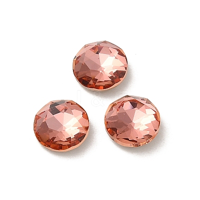 Glass Rhinestone Cabochons RGLA-P037-10A-D262-1