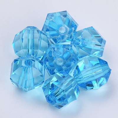 Transparent Acrylic Beads TACR-Q256-8mm-V40-1