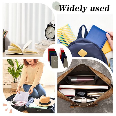 6Pcs 6 Colors Plush Cloth Watch Storage Pouches with Snap Button TP-DR0001-04-1