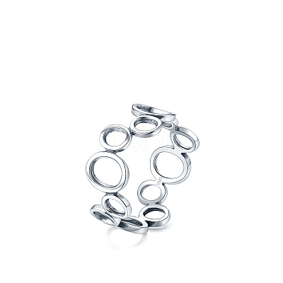 Oval Ring 925 Sterling Silver Finger Rings for Women FS-WGC6322-04-1