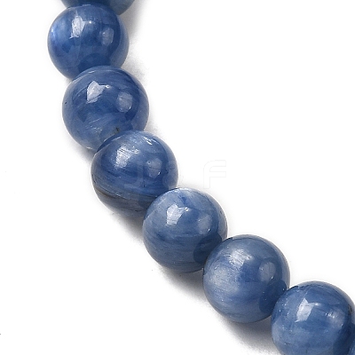 Natural Kyanite Beads Stretch Bracelets for Men Women BJEW-JB12283-1
