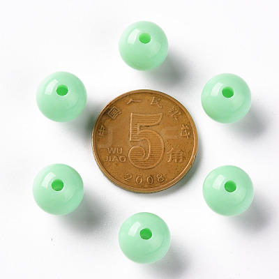 Opaque Acrylic Beads MACR-S370-C10mm-A05-1