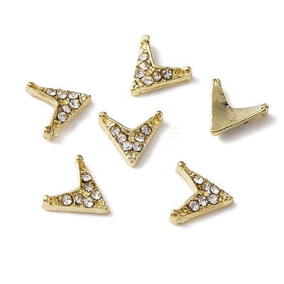 Alloy Rhinestone Cabochons MRMJ-WH0077-043F-1