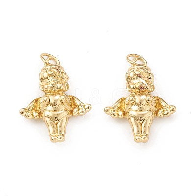 Eco-Friendly Brass Pendants KK-I698-18G-1