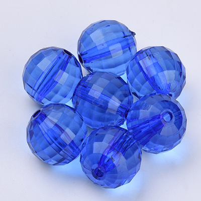 Transparent Acrylic Beads X-TACR-Q254-8mm-V44-1