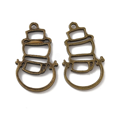 Alloy Open Back Bezel Pendants LS-PALLOY-R098-47AB-1