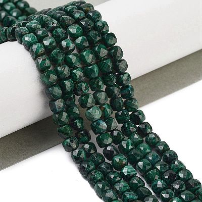 Natural Malachite Beads Strands G-H042-A50-02-1
