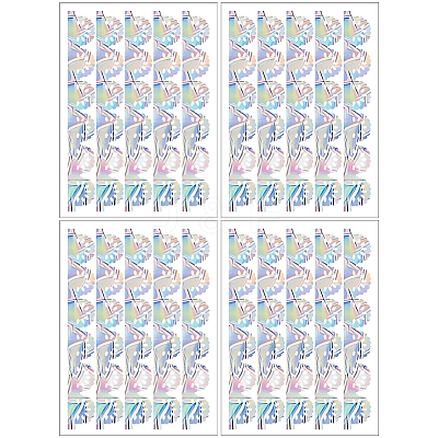 PVC Self Adhesive Stickers STIC-WH20010-20A-1