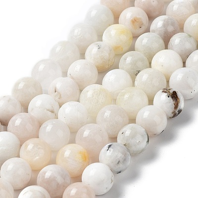 Natural Rainbow Moonstone Beads Strands G-N328-024-10mm-1