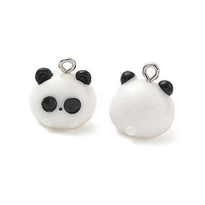 Animal Theme Opaque Resin Pendants RE-CBA4C51-02P-02-1