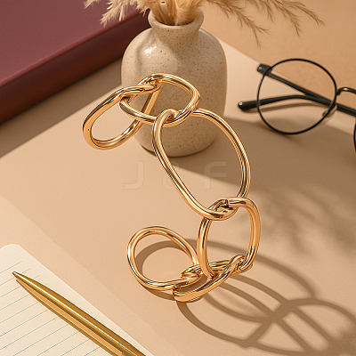 4Pcs 2 Colors ElectrophoresisIron Cuff Bangles for Women BJEW-GO0001-17-1