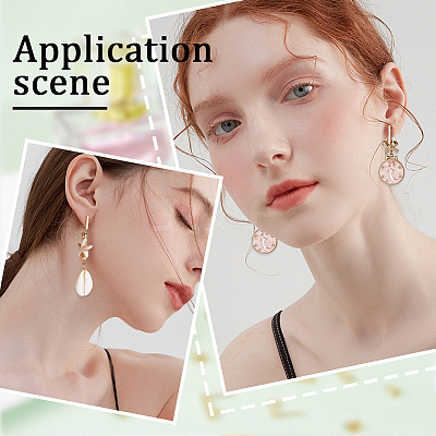 80Pcs 2 Style 304 Stainless Steel Stud Earring Findings STAS-SC0008-53-1