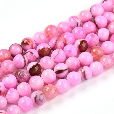 Natural Persian Jade Beads Strands G-A255-A02-04G-1