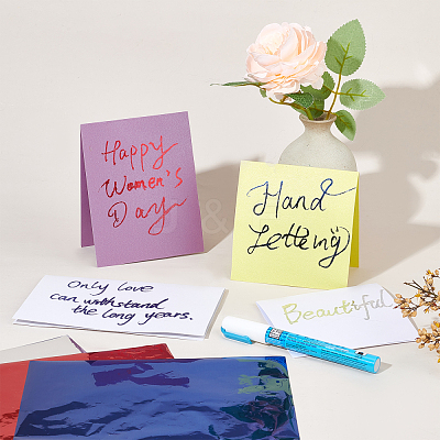 60 Sheets 3 Colors A4 Hot Foil Stamping Paper DIY-FH0003-94-1