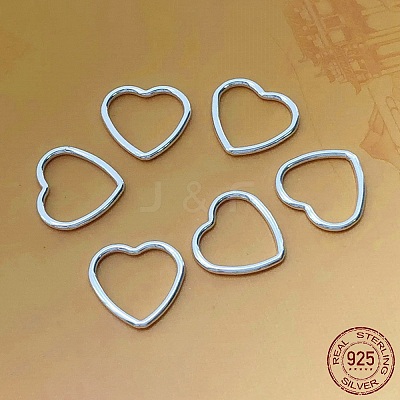 Rack Plating 925 Sterling Silver Linking Rings STER-NH0001-38A-S-1