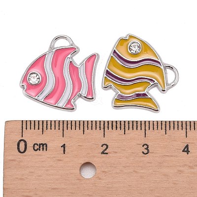 Alloy Enamel Pendants X-ENAM-P152-M-1