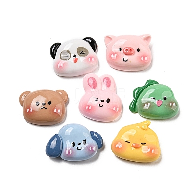 Opaque Resin Decoden Cabochons CRES-R199-06-1