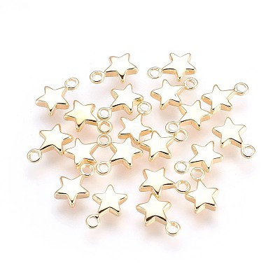 Brass Charms X-KK-R037-242G-1