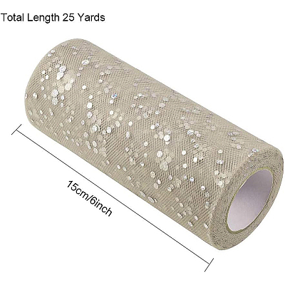 Glitter Sequin Deco Mesh Ribbons OCOR-BC0008-37-1