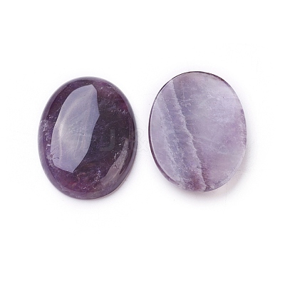 Natural Amethyst Cabochons G-A174-05D-30x40mm-1