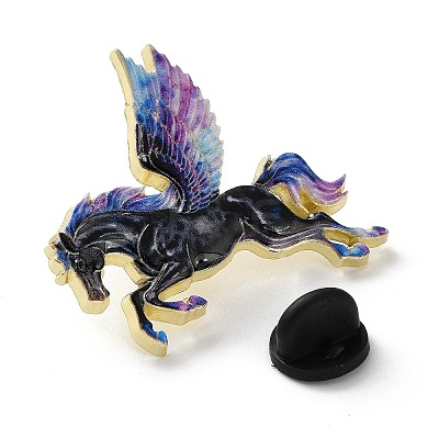 Horse Enamel Pins JEWB-Z048-01G-02-1