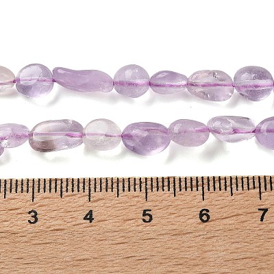 Natural Lavender Amethyst Beads Strands G-C268-A03-6x8mm-1