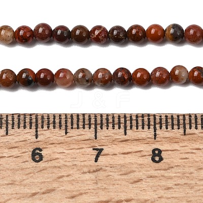 Natural Agate Bead Strands G-K146-55-3mm-1