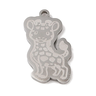 Non-Tarnish 201 Stainless Steel Pendants STAS-C095-18P-1