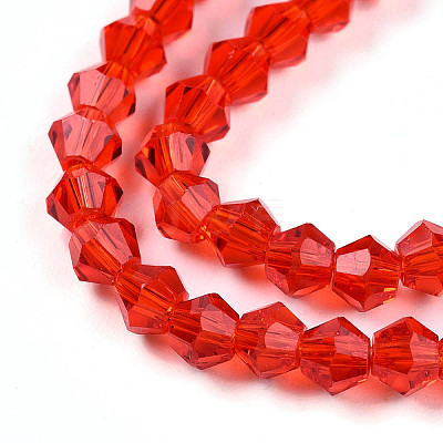 Transparent Glass Beads Strands EGLA-A039-T4mm-D31-1