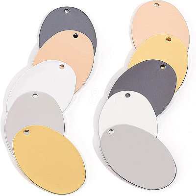 30Pcs 5 Colors Brass Pendants KK-BC0002-16-1