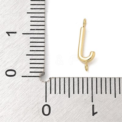 304 Stainless Steel Letter Connector Charms LS-STAS-M108-01G-10-1