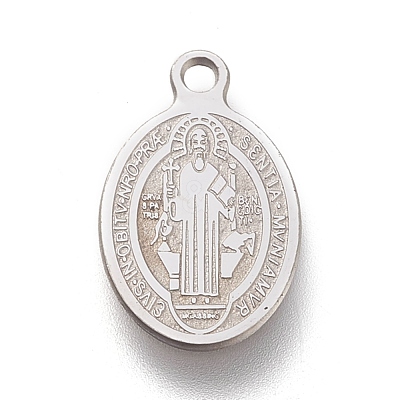 Non-Tarnish 304 Stainless Steel Charms STAS-M228-N01-P-1
