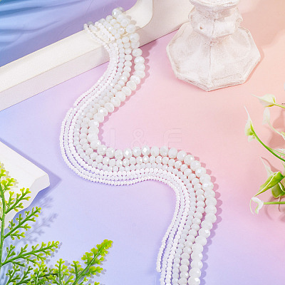 6 Strands 6 Styles Electroplate Glass Beads Strands EGLA-TADJ0001-02D-1