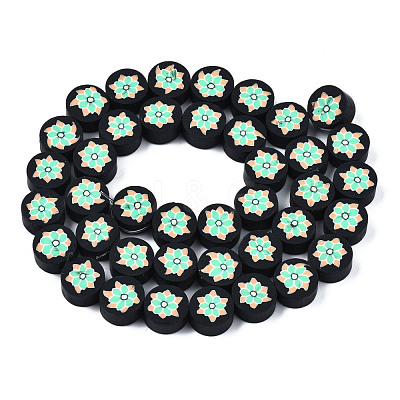 Handmade Polymer Clay Beads Strands CLAY-T020-08A-1