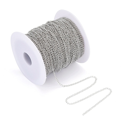 Brass Twisted Chains CHC-Q001-4x3mm-P-1