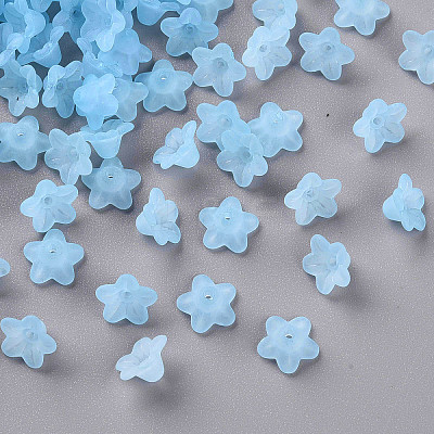 Transparent Acrylic Beads X-PL554-12-1