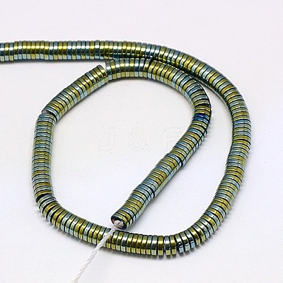 Electroplate Non-magnetic Synthetic Hematite Beads Strands G-J164A-4mm-08-1