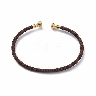 Braided Carbon Steel Wire Bracelet Making MAK-A017-B02-1