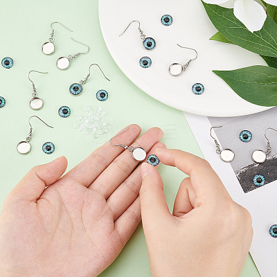 DIY Gragon Eye Dangle Earring Making Kit DIY-DC0001-69-1