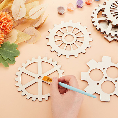 12Pcs 3 Style Unfinished Wood Slices WOOD-OC0002-78-1