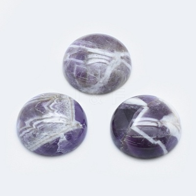 Natural Amethyst Cabochons G-G760-B02-09-1