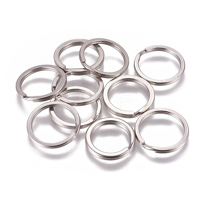 Tarnish Resistant 304 Stainless Steel Split Key Rings STAS-I107-24P-1.8x25-1