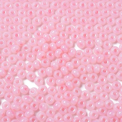 Imitation Jade 3/0 Glass Seed Beads SEED-Z001-A-A10-1