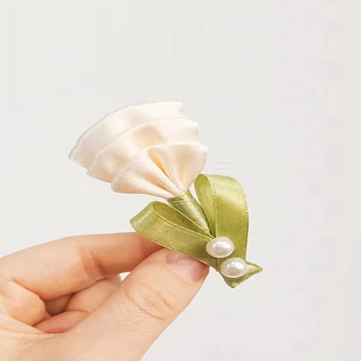20 Yards 4 Colors Single Face Solid Color Satin Ribbon SRIB-LP0001-23-1