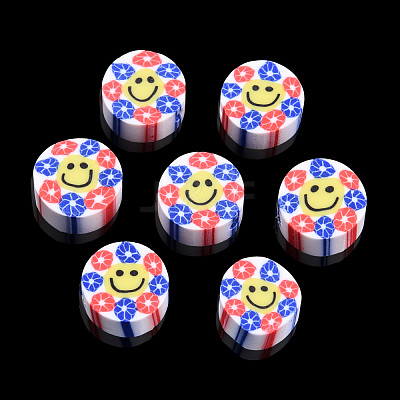 Handmade Polymer Clay Beads CLAY-T019-14H-1