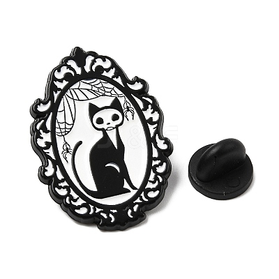 Oval Enamel Pins JEWB-I059-02EB-01-1