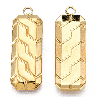 Ion Plating(IP) 304 Stainless Steel Pendants STAS-T063-213G-1