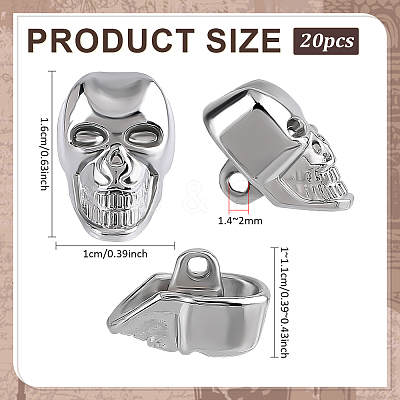 20Pcs Alloy Shank Buttons BUTT-PH0001-82A-P-1