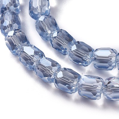 Electroplate Glass Beads GLAA-F108-13A-05-1